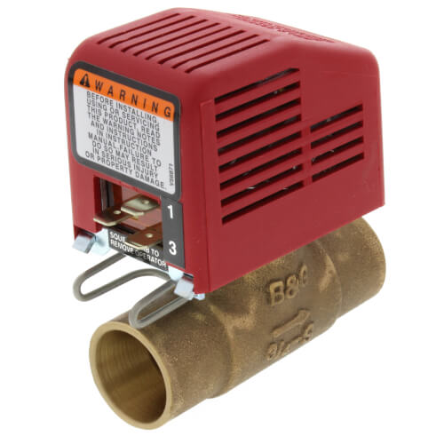 BELL & GOSSETT Bell & Gossett 109017 CTS-7524 3/4 Inch 24 Volt Sweat Brass Zone Valve
