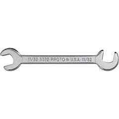 PROTO Proto J3322 Open End Wrench Double End 11/32 Inch