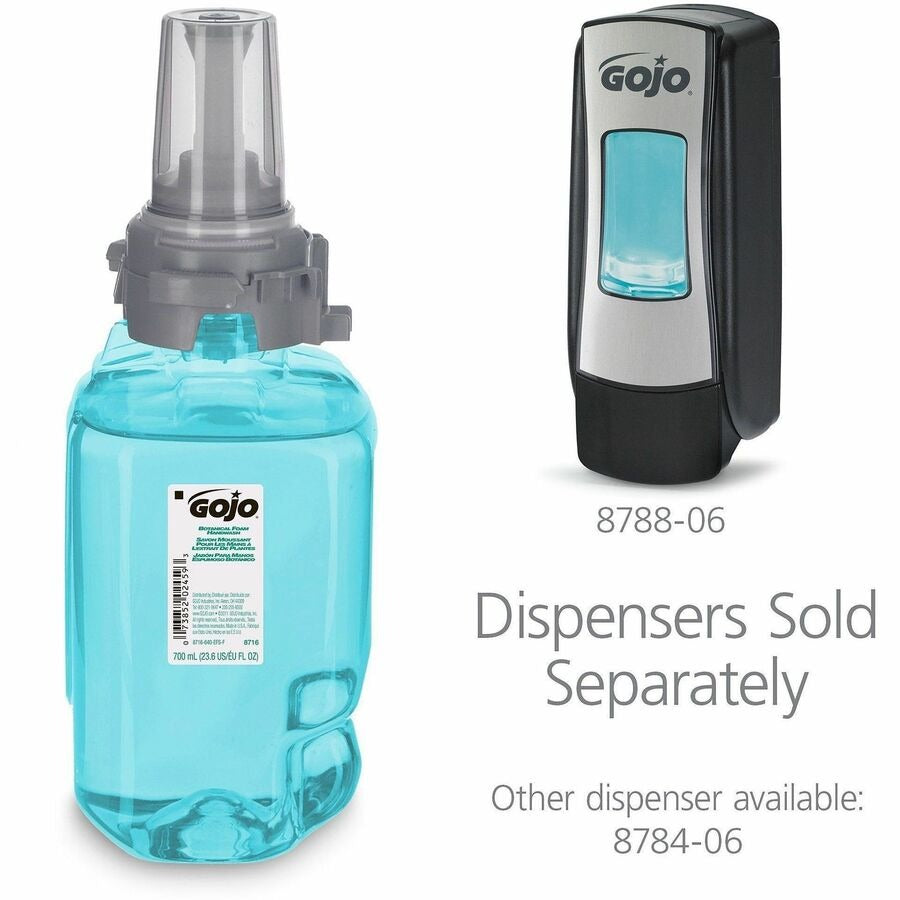 GOJO Gojo GOJ871604 Reg ADX7 Dispenser Refill Botanical Foam Soap (700 ml)
