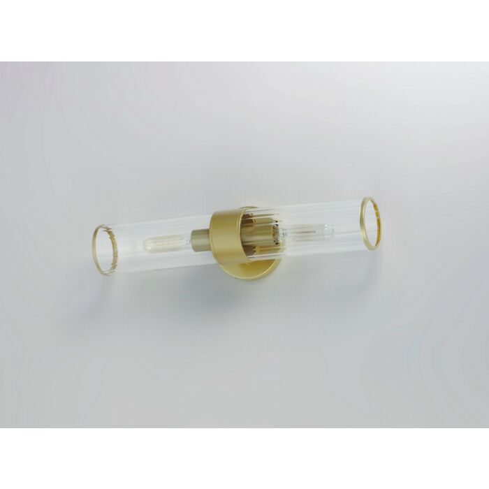 MAXIM Maxim 11472CRSBR Crosby 2-Light Wall Sconce 60W 120V 5 inch W x 19.5 inch H x 5 inch D