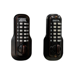 LOCKEY Lockey M210OILDC Mechanical Keyless Deadbolt Oil Rubbed Bronze