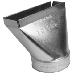 Gray Metal South 10X3X6-110S Straight Stack Boot 10 inches X 3-1/4 inches 6 inches Collar