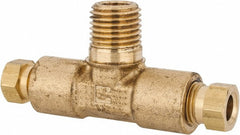 PARKER Parker 172HD-4-4 Brass Compression Male Branch Tee 1/4 in