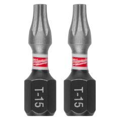 MILWAUKEE Milwaukee 48-32-4734 Shockwave Impact Torx T15 Insert Bits 1 in Bulk 25