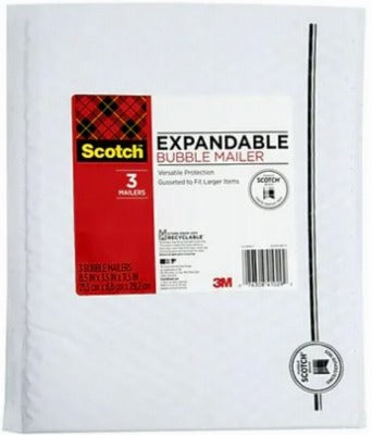 3M 3M Company 8914G-3 Expandable Bubble Mailer 3 Pack