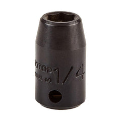 PROTO Proto J6908PF Power Socket 1/4 in Drive 1/4 in Hex 6 Pt