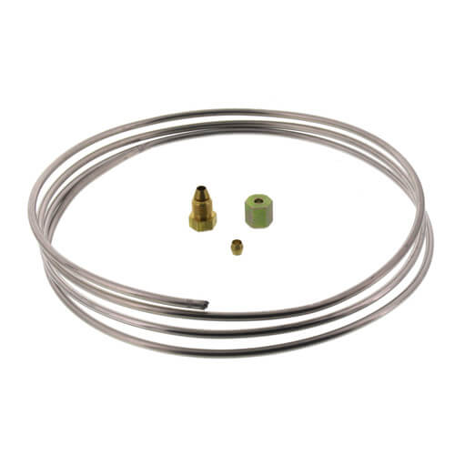 ROBERTSHAW ROBERTSHAW 11-291 Aluminum Pilot Tubing with Fittings 1/8 Inch OD 5 Feet
