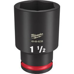 Milwaukee 49-66-6238 Shockwave Impact Duty 1/2 Drive 1-1/2 Deep 6-Point Socket