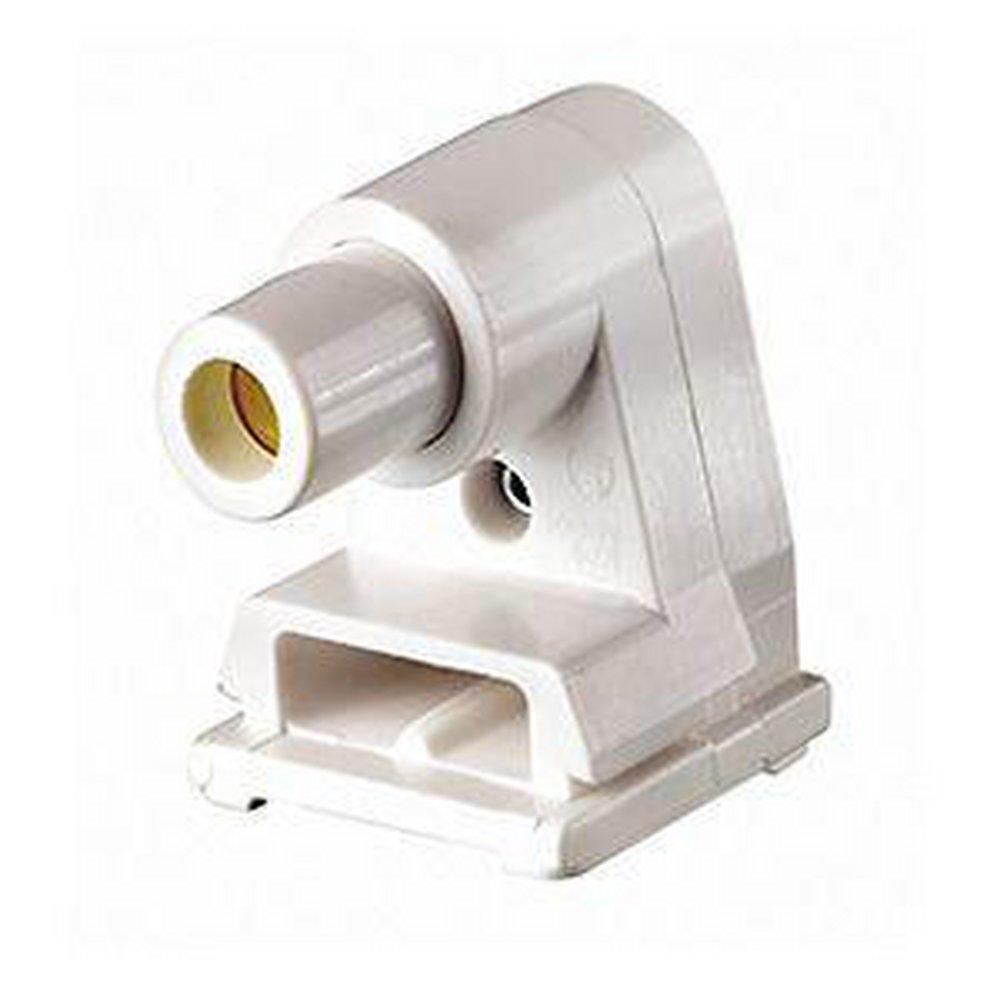 LEVITON Leviton 2537 WH Fluor Pedestal Slim Fixe 660W600V 1 Count (Pack of 1)