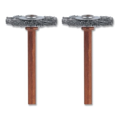DREMEL Dremel 532-02 Stainless Steel Brushes 2 Pack 1/8 Diameter