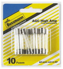 BUSSMANN Cooper Bussmann BP/AGC-AH10-RP Agc Fuse Assortment 10 Piece