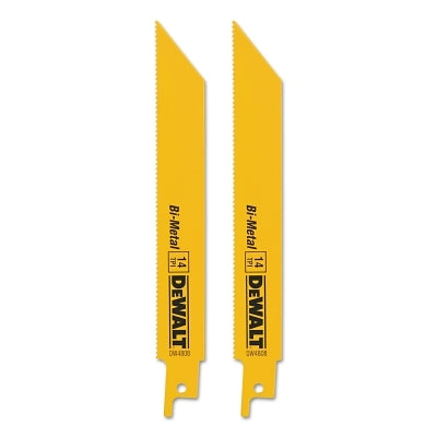 DEWALT Dewalt DW4808 Reciprocating Saw Blades 14 TPI 6 Inch 5 Pack