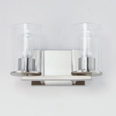 MAXIM Maxim 11842CDSN Sleek 2 light 12 inch bath vanity wall light 2 x 60W