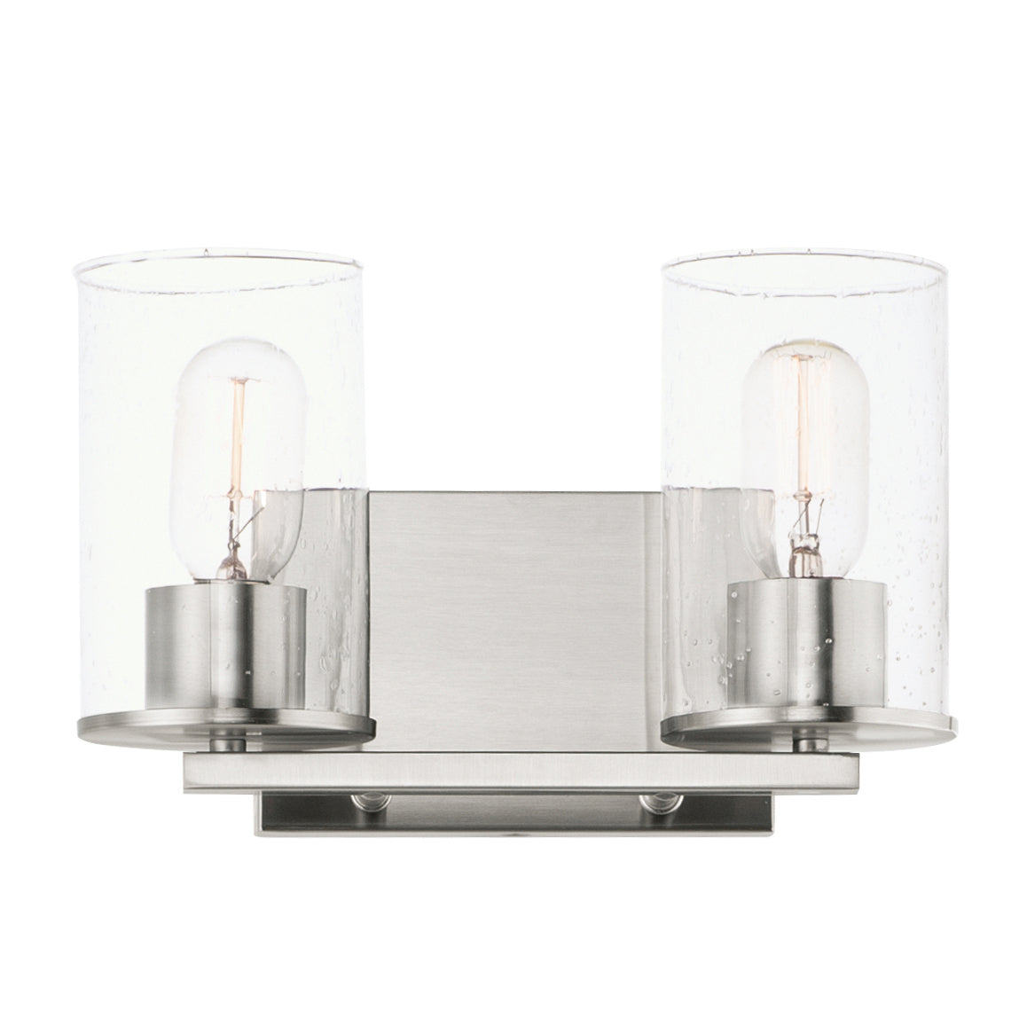 MAXIM Maxim 11842CDSN Sleek 2 light 12 inch bath vanity wall light 2 x 60W