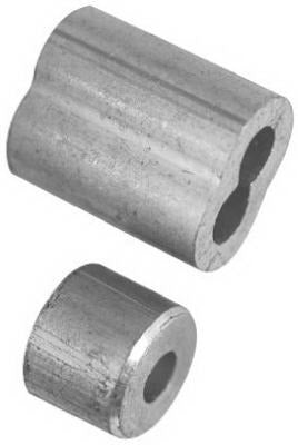 NATIONAL HARDWARE National Mfg N283-895 Aluminum Ferrules Stops 5/32 in 2pk