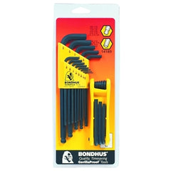 Bondhus 14189 Bonus Pack Balldriver L-wrench Set & GorillaGrip Hex Fold-up Set