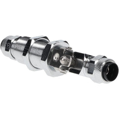 PARKER Parker 394P-6-6 Single End Shutoff Coupler 3/8 Inch Brass