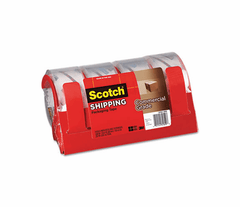 3M 3M MMM37504RD Commercial-Grade Shipping/Packaging Tape 1.88 in x 54.6 yd (4 Pack)