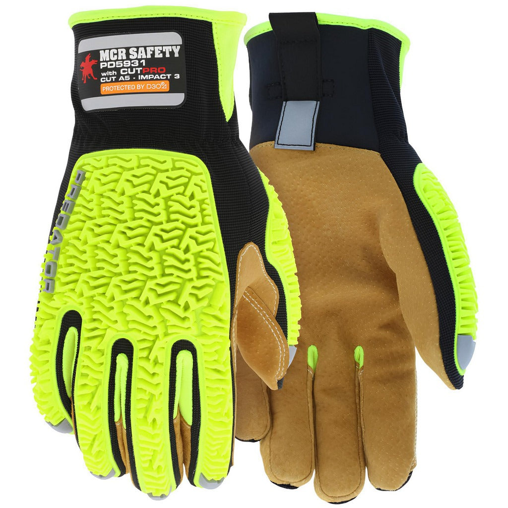 MCR SAFETY Mcr Safety PD5931XL Cut Resistant Gloves Xl Ansi A5