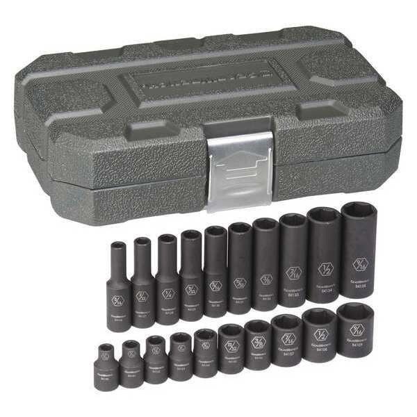 GEARWRENCH Gearwrench 84900 1/4 in Drive Impact Sae Socket Set 20pc
