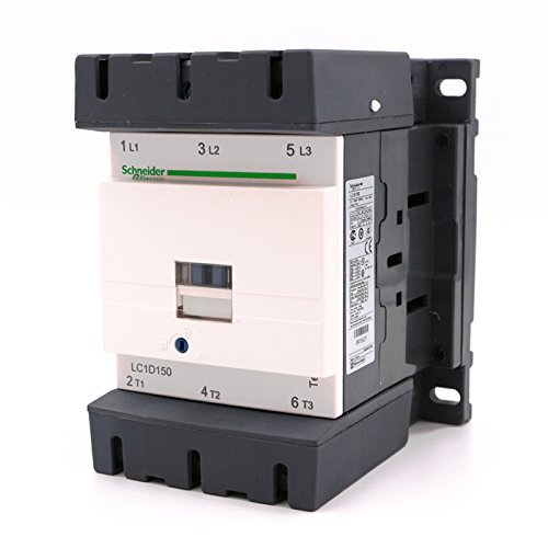 SCHNEIDER ELECTRIC Schneider Electric LC1D150U7 Non-Reversing IEC Contactor 240VAC 150 Amp 3-Pole 1NO 1NC