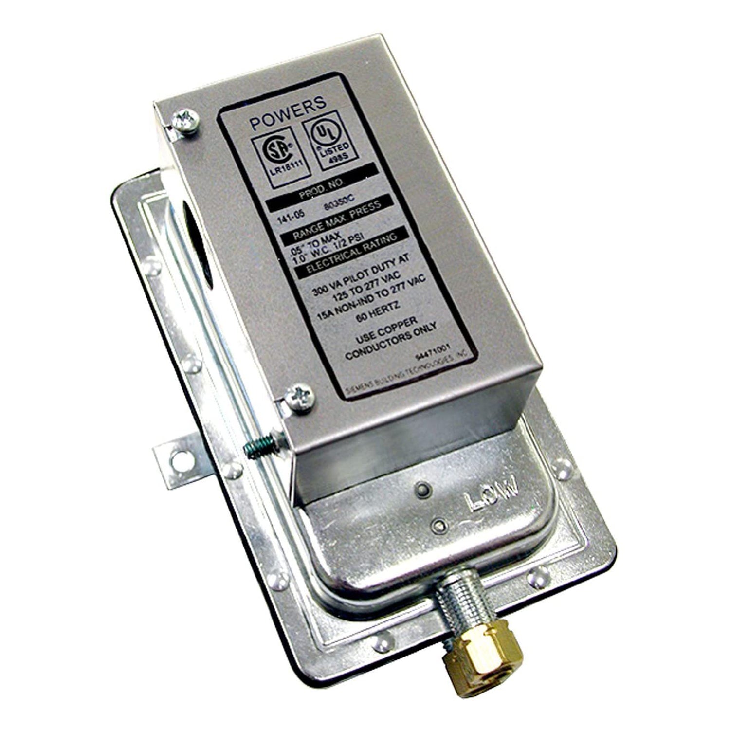 CENTURY MOTORS 141-0575 AIR FLOW SWITCHES