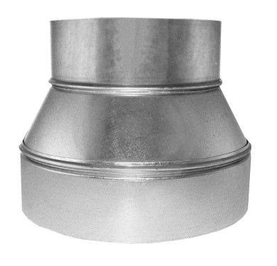 DAIKIN Mitchell Metal Products Inc 31064-MM Duct Reducer, Single Wall Round, 6 in x 4 in, Sheet Metal