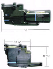PPC PUMP AT10DF POOL & SPA PUMPS