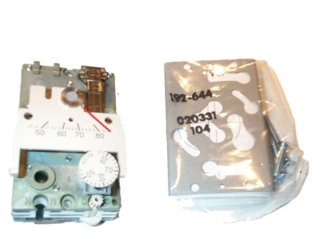 CENTURY MOTORS 192-203 NON PROGRAMMABLE THERMOSTATS