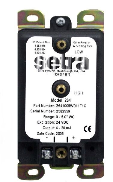 SETRA SYSTEMS 2641025WB11A1F TRANSMITTERS