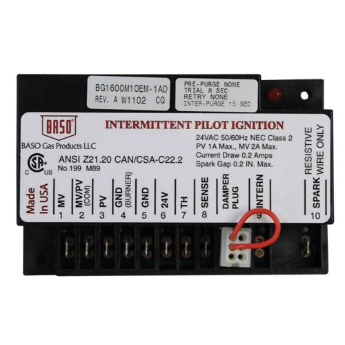 JOHNSON CONTROLS Johnson Controls G770KHA-2C Ignition Control 24VAC 50/60HZ