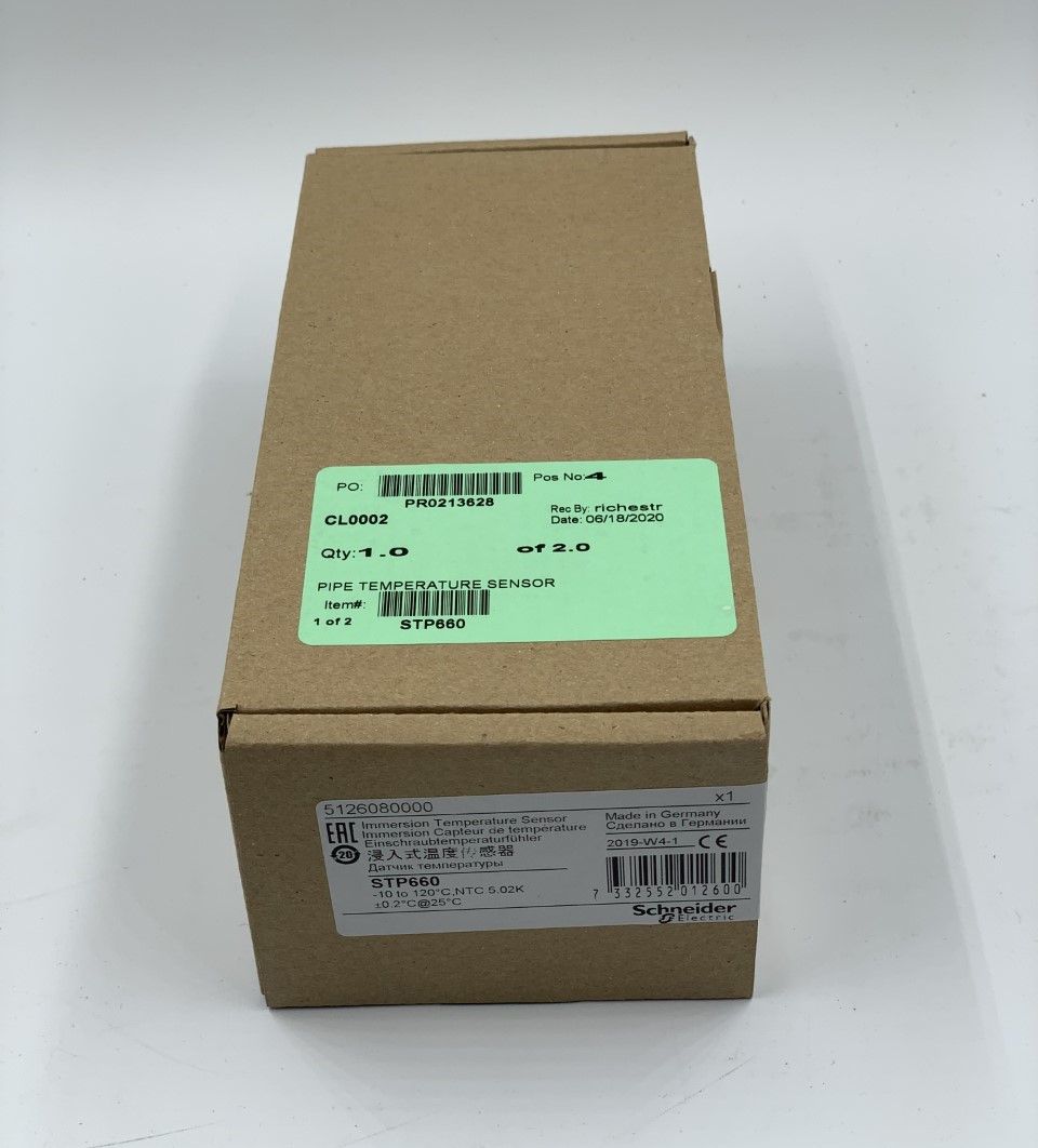 SCHNEIDER ELECTRIC STP660 TEMPERATURE SENSORS