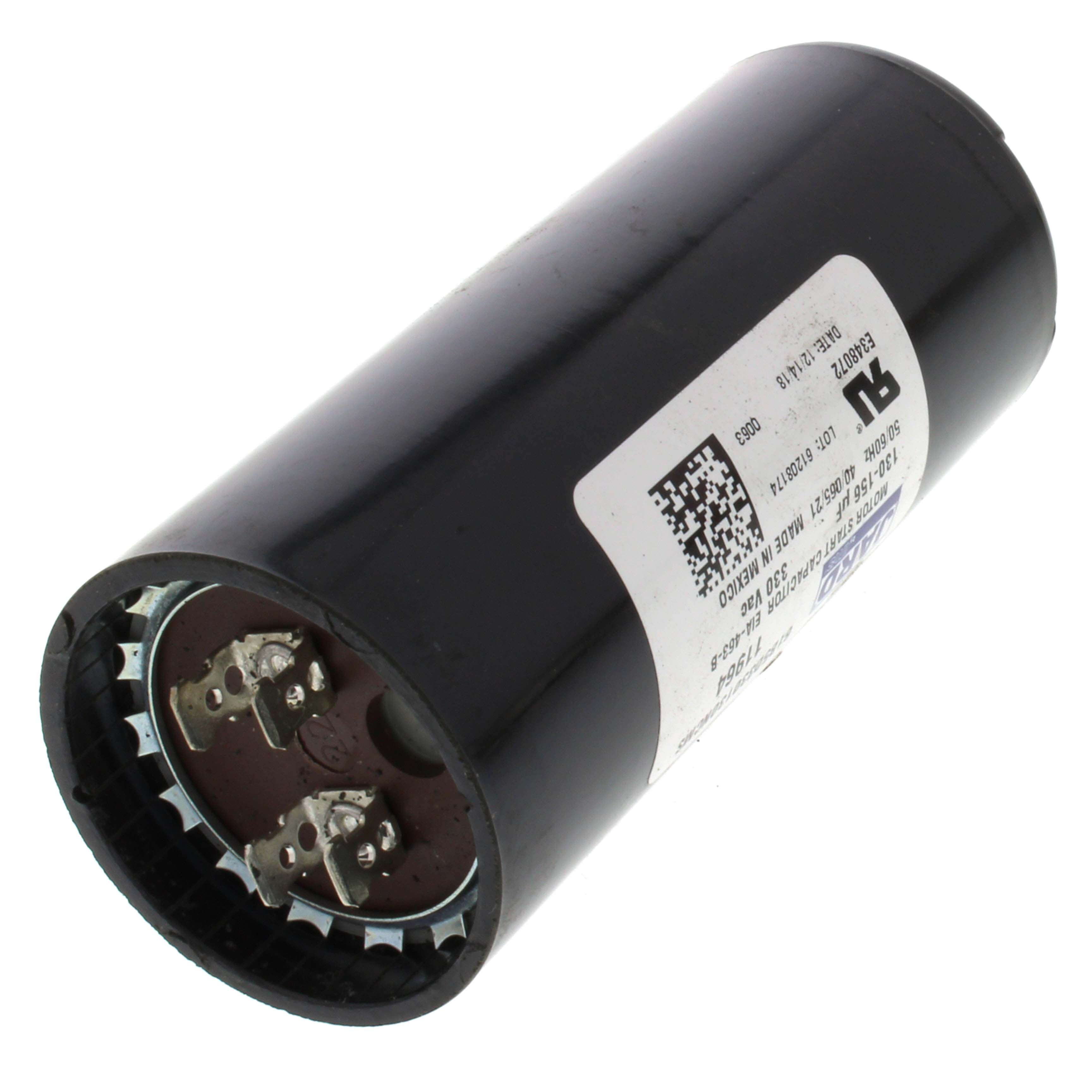 MARS MARS 11964 Start Capacitor 130-156 MFD 330V Single Round JARD