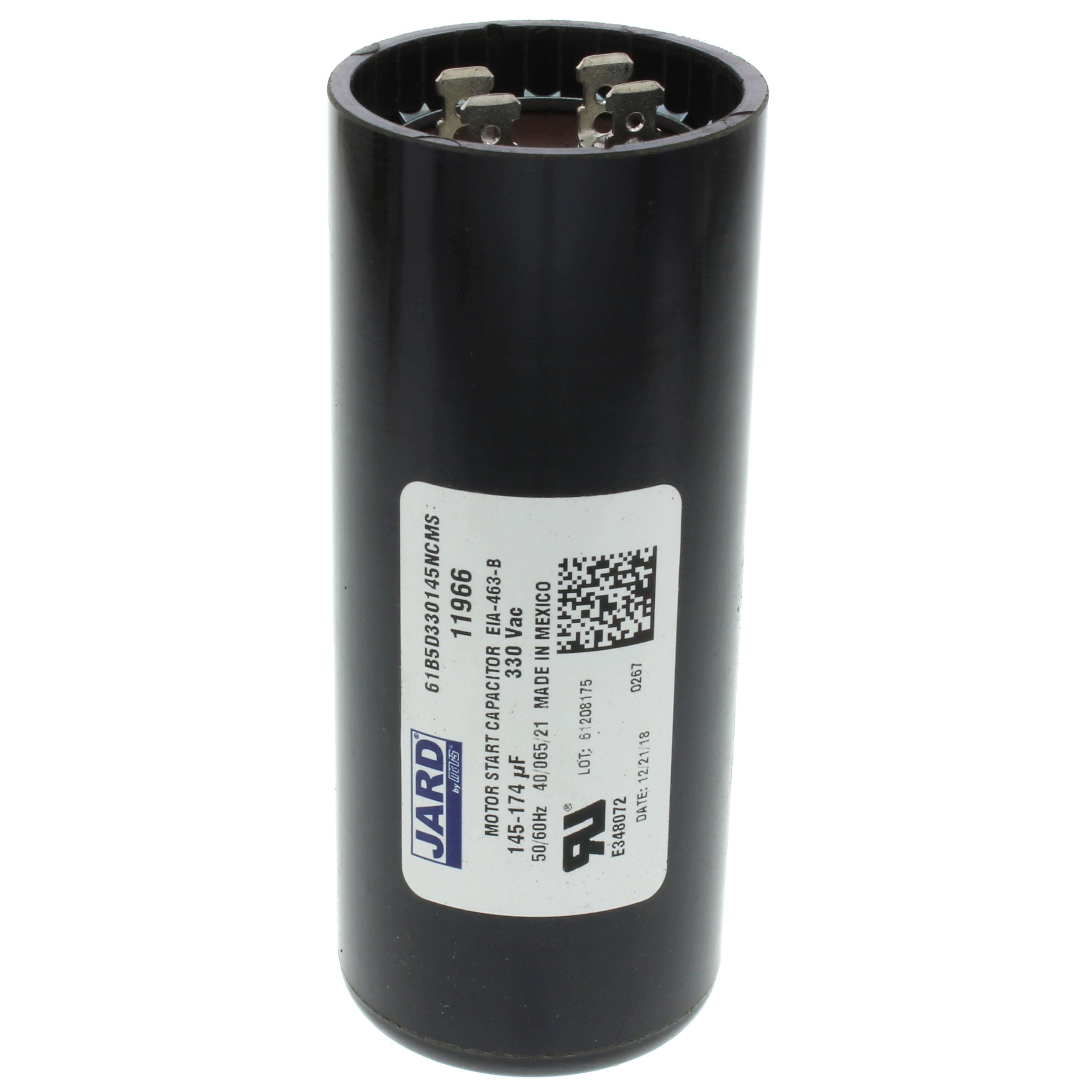 MARS MARS 11966 Start Capacitor 330V (145-175 MFD)