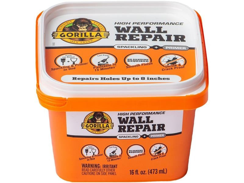GORILLA GLUE Gorilla Glue 103963 Wall Repair Spackling and Primer (16 oz)