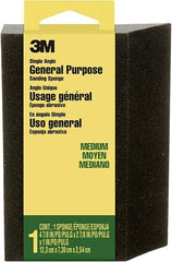 3M 3M CP-041 Medium Detail Sanding Sponge 4-7/8 x 2-7/8 x 1 Inch Single-Angle