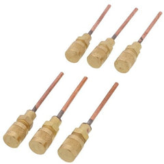 C&D VALVE C&D Valve CD1010/6 1/4 inches Male Flare Access with 1/8 inches OD Copper Tube Extension (6 Pack) CD2250/6