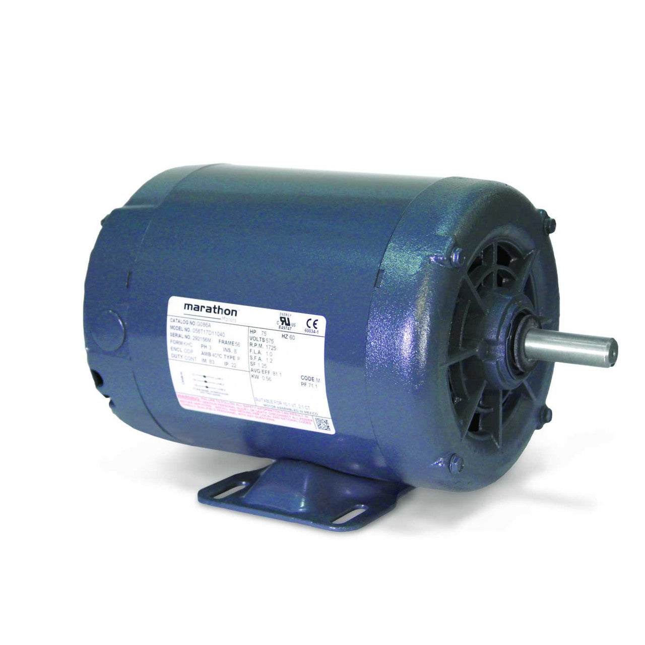 MARATHON MOTORS MG088A GENERAL PURPOSE MOTORS