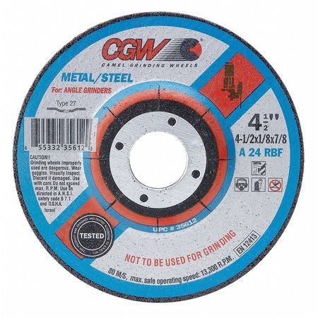 CGW 35631 GRINDING & CUT OFF WHEELS