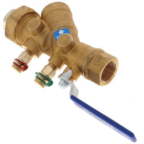 CALEFFI Caleffi 120351A-000 3/4 NPT FlowCal Y-Strainer w/ Integral Ball Valve & Pressure and Temperature Test Ports