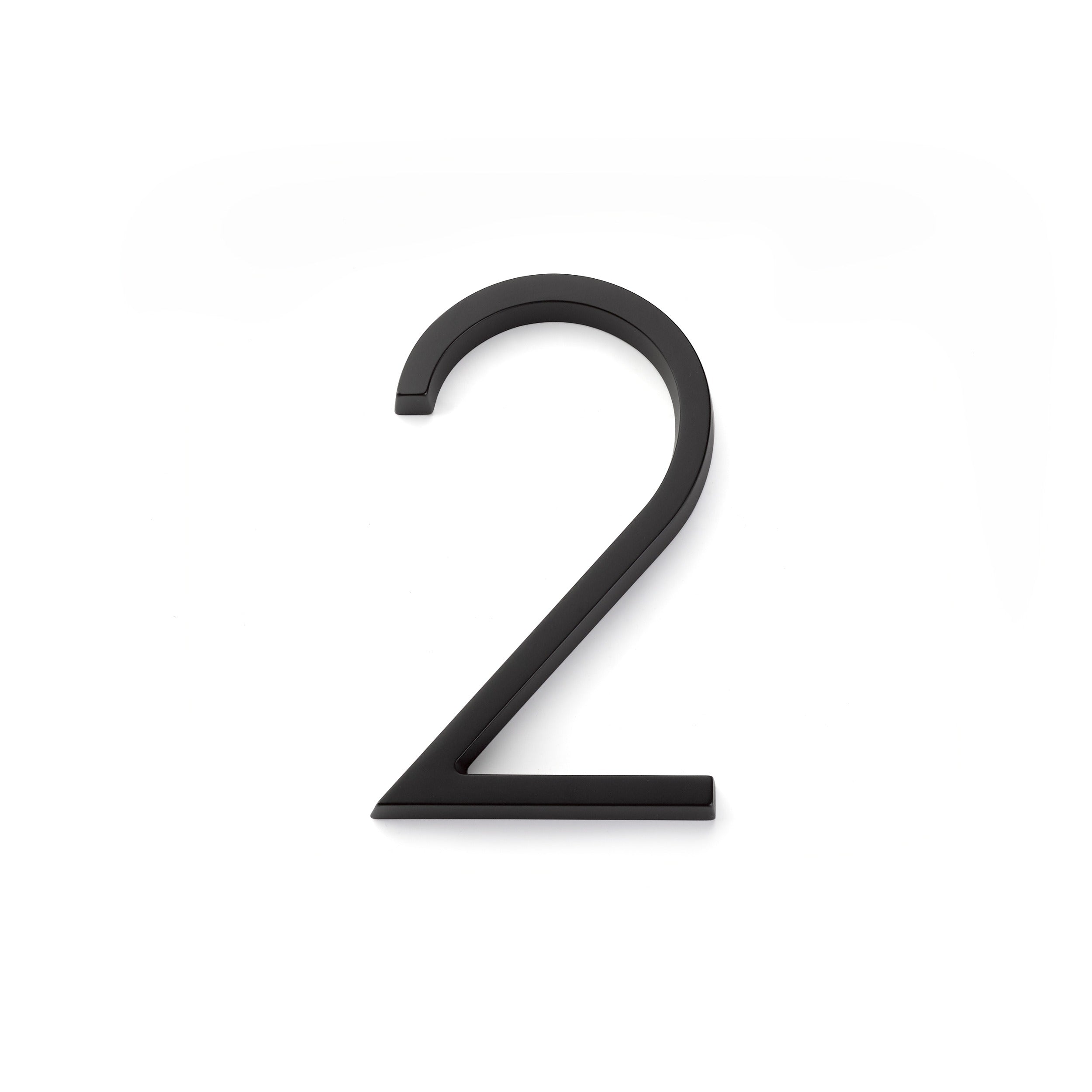 EMTEK Emtek 2832US19 Modern 2 House Number Flat Black