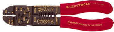 KLEIN TOOLS Klein Tools 1000 Crimping Stripping Tool 7.5 in 10-22 Awg
