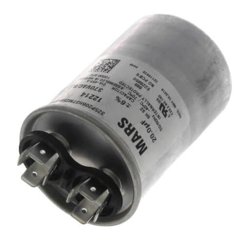 MARS MARS 12214 Blue Box 20 mfd 370V Round Run Capacitor
