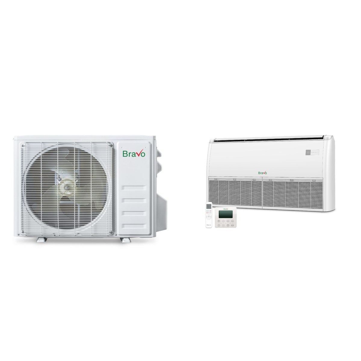 BRAVO ROMA BRAVO ROMA 30000 BTU R-32 23 SEER2 2-Zone Floor/Ceiling Mini Split System