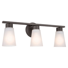 KICHLER Kichler 55121OZ Stamos 3 light bath light 60w 22 inch 3 arm