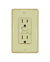 CYBER TECH LIGHTING Cyber Tech Lighting GLS15ATR-IV 15A Tamper Resistant Self-Testing GFCI (Two Outlets)