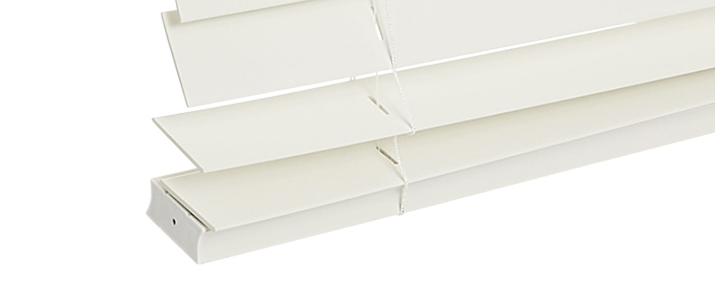 LOTUS & WINDOWARE Lotus & Windoware FCX3536WH 2-Inch Faux Wood Cordless Blind (35 x 36)