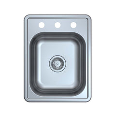 DAKOTA Dakota Plumbing Products GSR-18-TM17227-3 Kitchen Sink