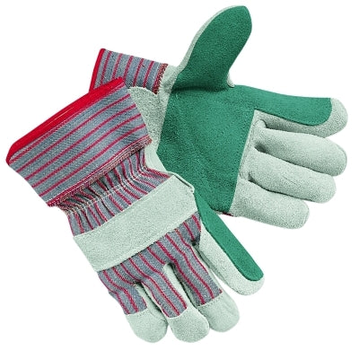 MCR SAFETY MCR Safety 1211J Leather Palm Gloves Large Economy Grade