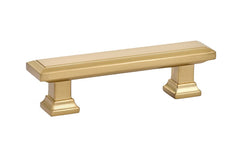 EMTEK Emtek 86299US4 Geometric Rectangular Cabinet Pull Satin Brass